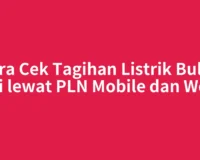 Cara Cek Tagihan Listrik Bulan Ini lewat PLN Mobile dan Web