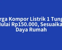Harga Kompor Listrik 1 Tungku Mulai Rp150.000, Sesuaikan Daya Rumah