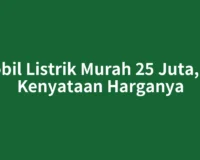 Mobil Listrik Murah 25 Juta, Ini Kenyataan Harganya