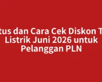 Status dan Cara Cek Diskon Tarif Listrik Juni 2026 untuk Pelanggan PLN