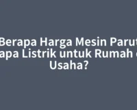 Berapa Harga Mesin Parut Kelapa Listrik untuk Rumah dan Usaha?