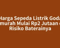 Harga Sepeda Listrik Goda Termurah Mulai Rp2 Jutaan dan Risiko Baterainya