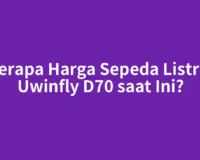 Berapa Harga Sepeda Listrik Uwinfly D70 saat Ini?